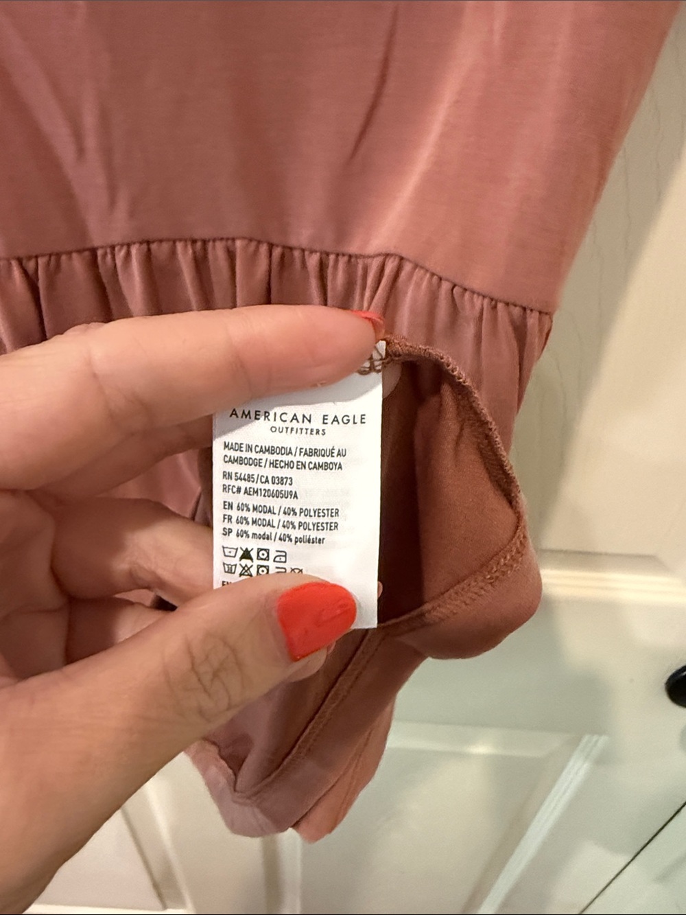 American Eagle NWT babydoll swing top, medium - Picture 5 of 7